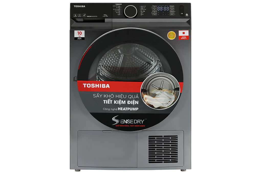 Máy sấy bơm nhiệt Toshiba 10 kg TD-BK110GHV(MK) Màu Xám
