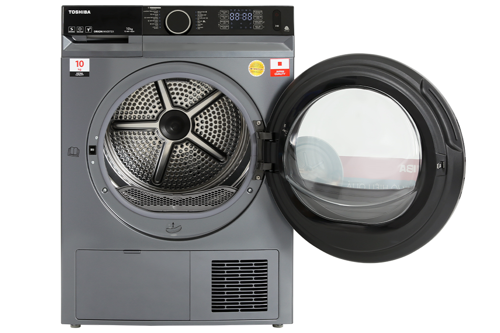 Máy sấy bơm nhiệt Toshiba 10 kg TD-BK110GHV(MK) Màu Xám