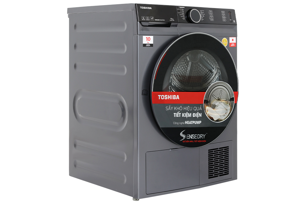 Máy sấy bơm nhiệt Toshiba 10 kg TD-BK110GHV(MK) Màu Xám
