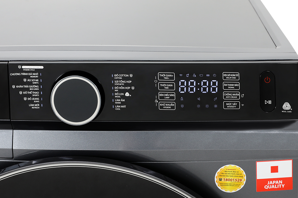 Máy sấy bơm nhiệt Toshiba 10 kg TD-BK110GHV(MK) Màu Xám