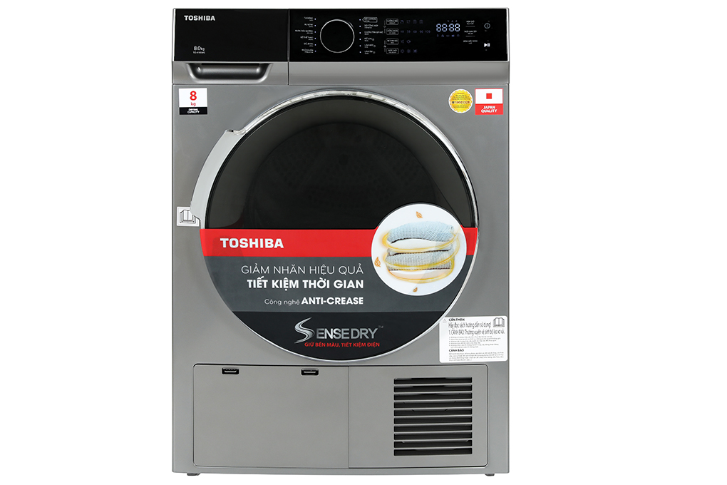 Máy sấy ngưng tụ Toshiba 8 kg TD-K90MEV(SK) Màu Xám đậm