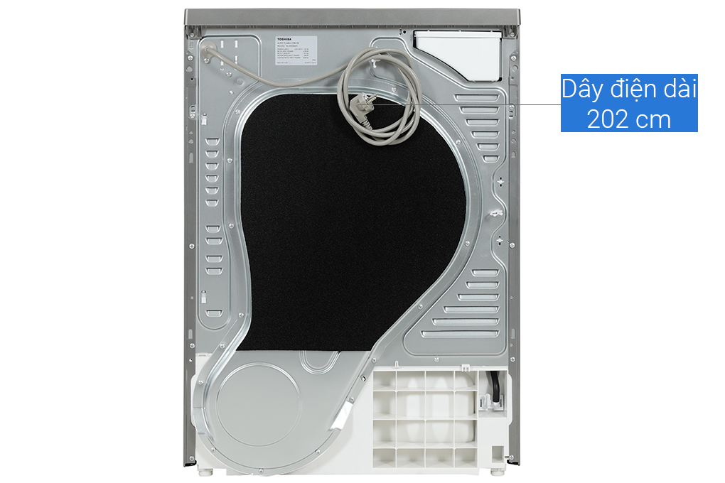 Máy sấy ngưng tụ Toshiba 8 kg TD-K90MEV(SK) Màu Xám đậm