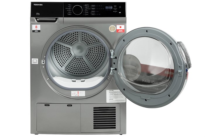 Máy sấy ngưng tụ Toshiba 8 kg TD-K90MEV(SK) Màu Xám đậm