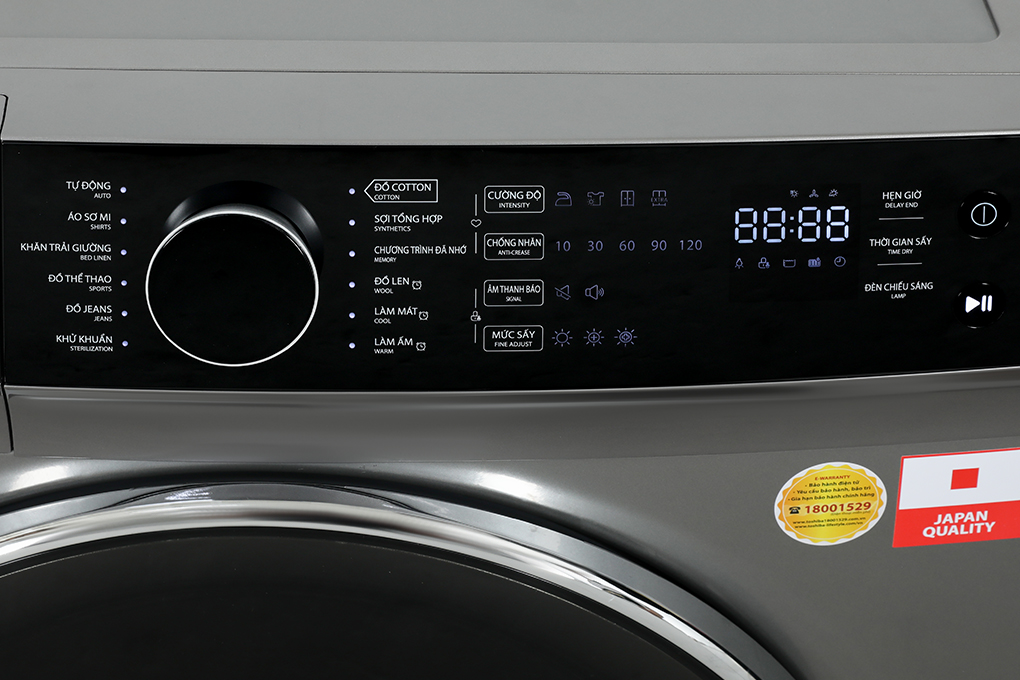 Máy sấy ngưng tụ Toshiba 8 kg TD-K90MEV(SK) Màu Xám đậm