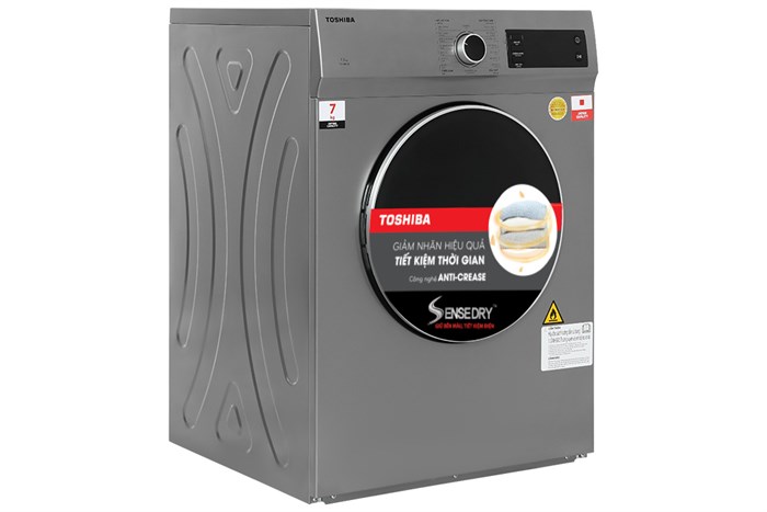 Máy sấy thông hơi 7 kg Toshiba TD-H80SEV(SK) Màu Xám