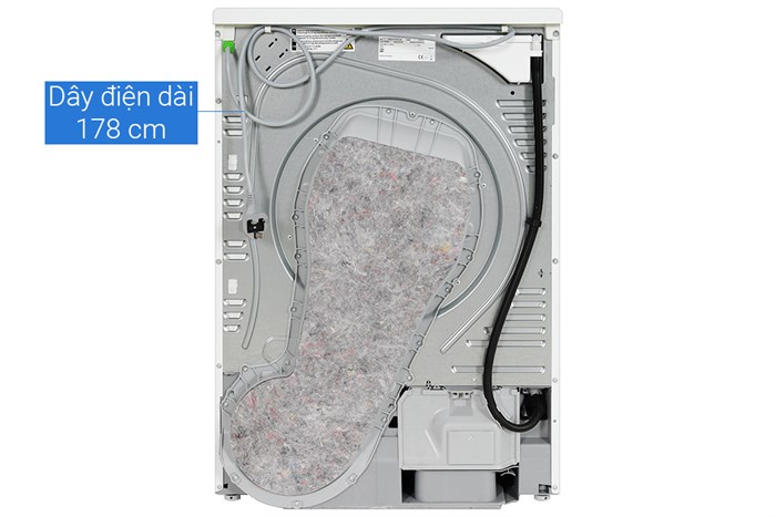 Máy sấy bơm nhiệt Bosch 9 kg WQG24570SG Màu Trắng