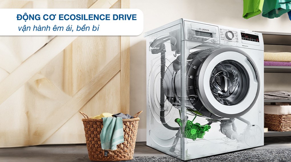 Máy sấy bơm nhiệt Bosch 8 kg WTH83028SG