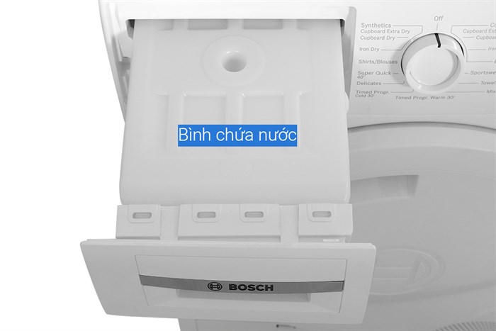 Máy sấy bơm nhiệt Bosch 8 kg WTH83028SG Màu Trắng