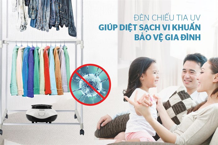 Tủ sấy quần áo Sunhouse SHD2702