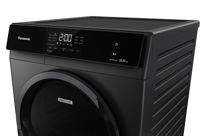 Máy sấy bơm nhiệt Panasonic 9.5 kg NH-EH95JD1BV Màu Đen - Xám
