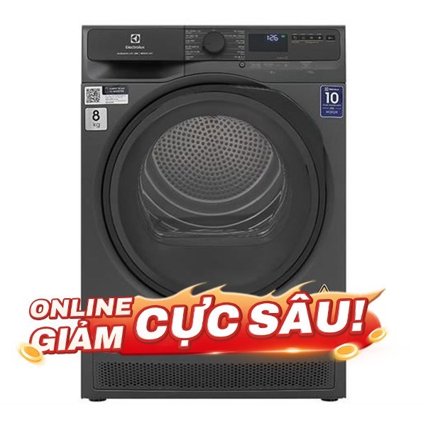 Máy sấy bơm nhiệt Electrolux UltimateCare 8 kg EDH803J5SC