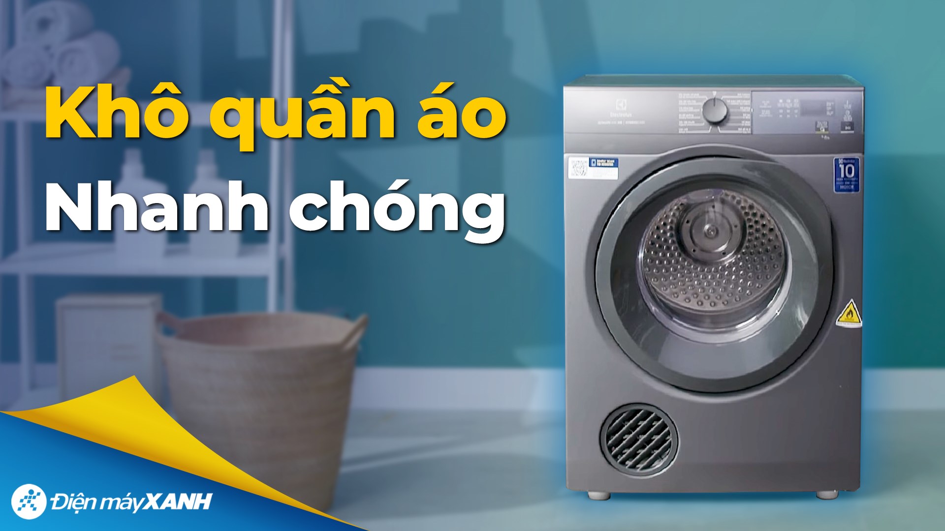 Máy sấy thông hơi Electrolux UltimateCare 9 kg EDV904N3SC