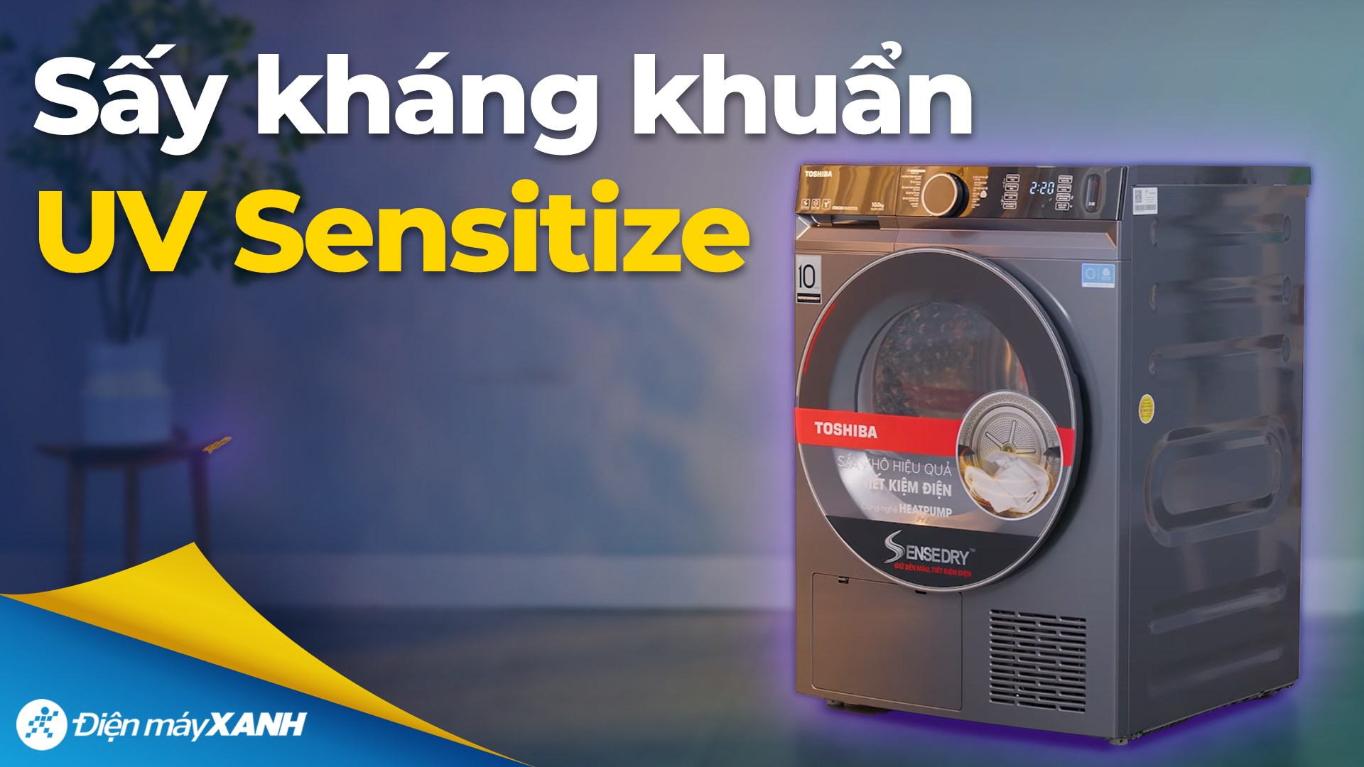 Máy sấy bơm nhiệt Toshiba 10 kg TD-BP110GHV(MG)