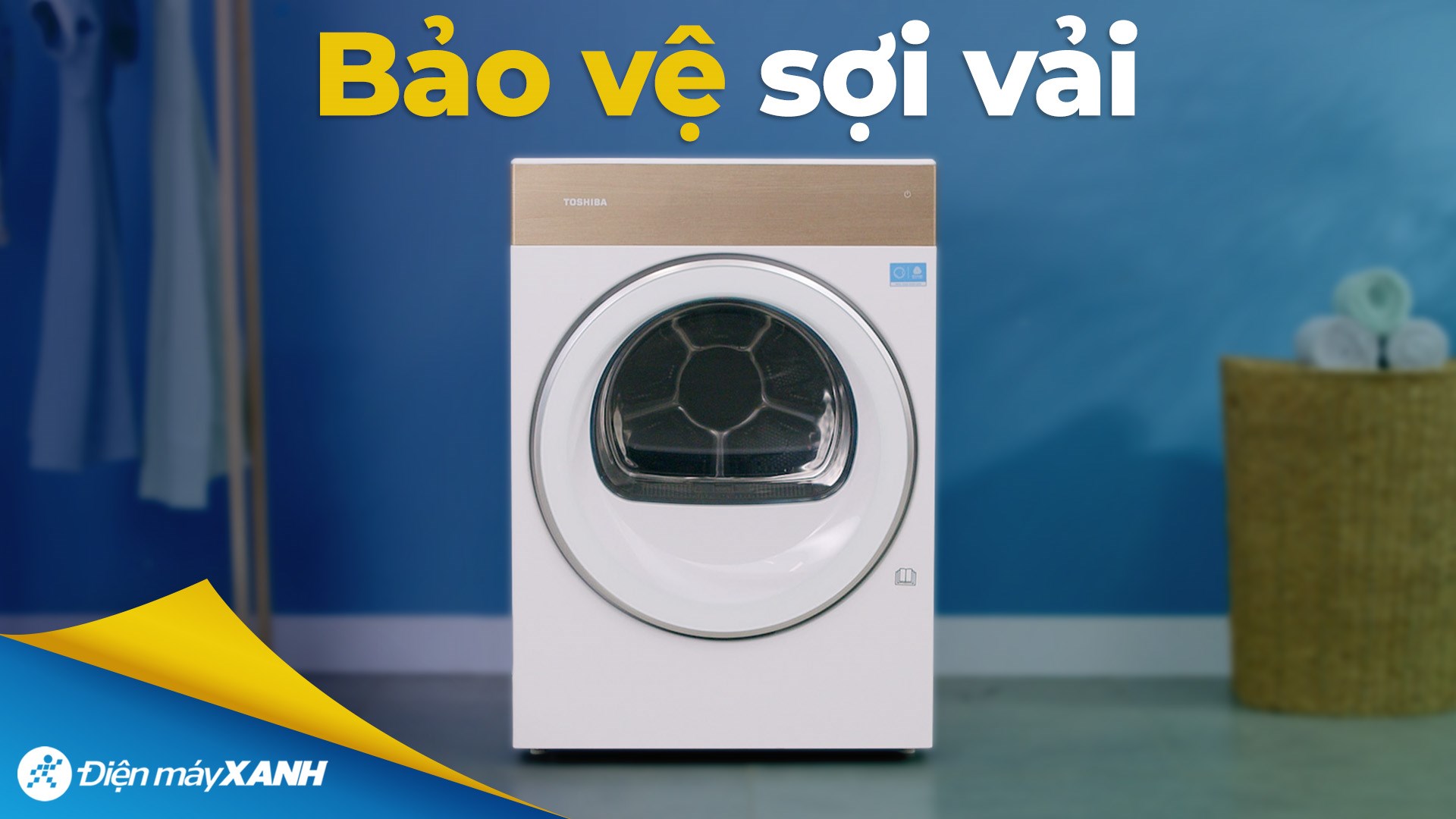 Máy sấy bơm nhiệt Toshiba 8 kg TD-T37BS90HWV(WT)