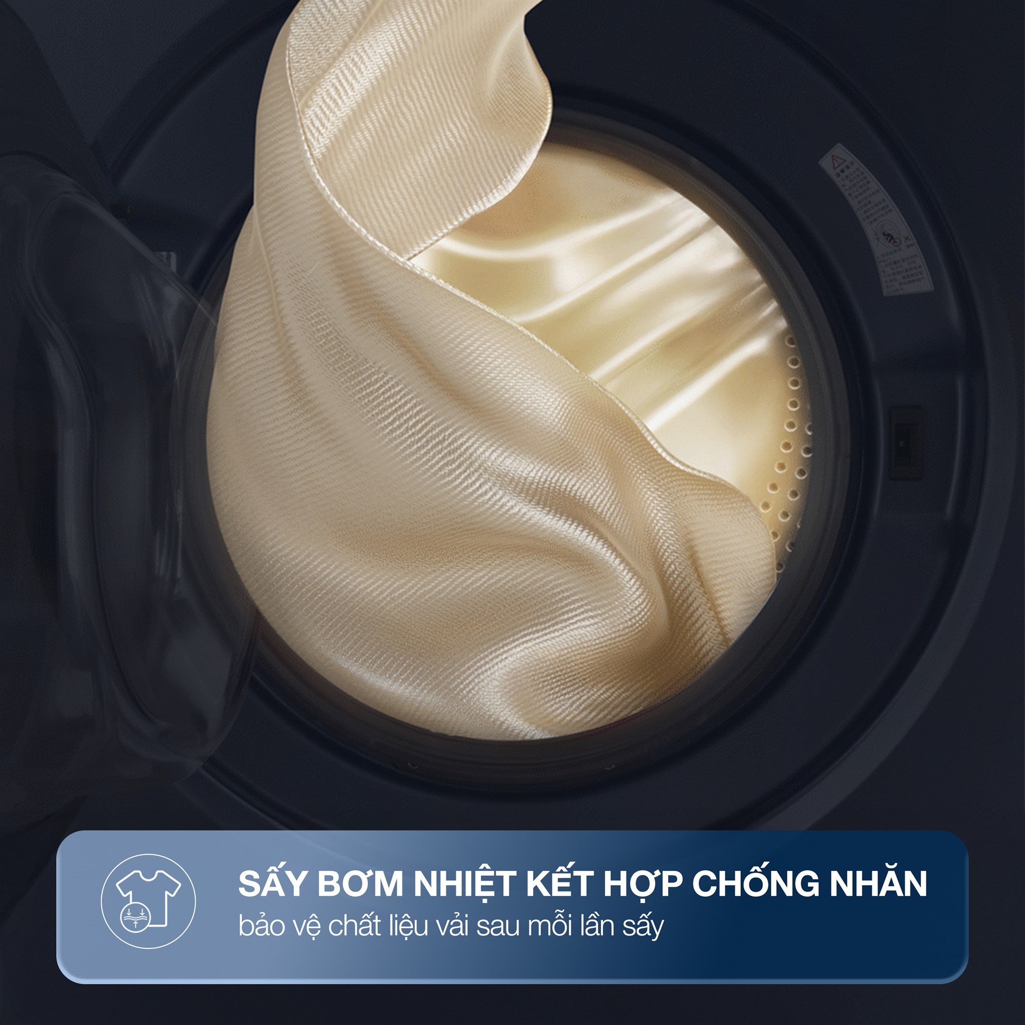 Máy sấy bơm nhiệt Haier 14 kg HD140-AR387GNU1