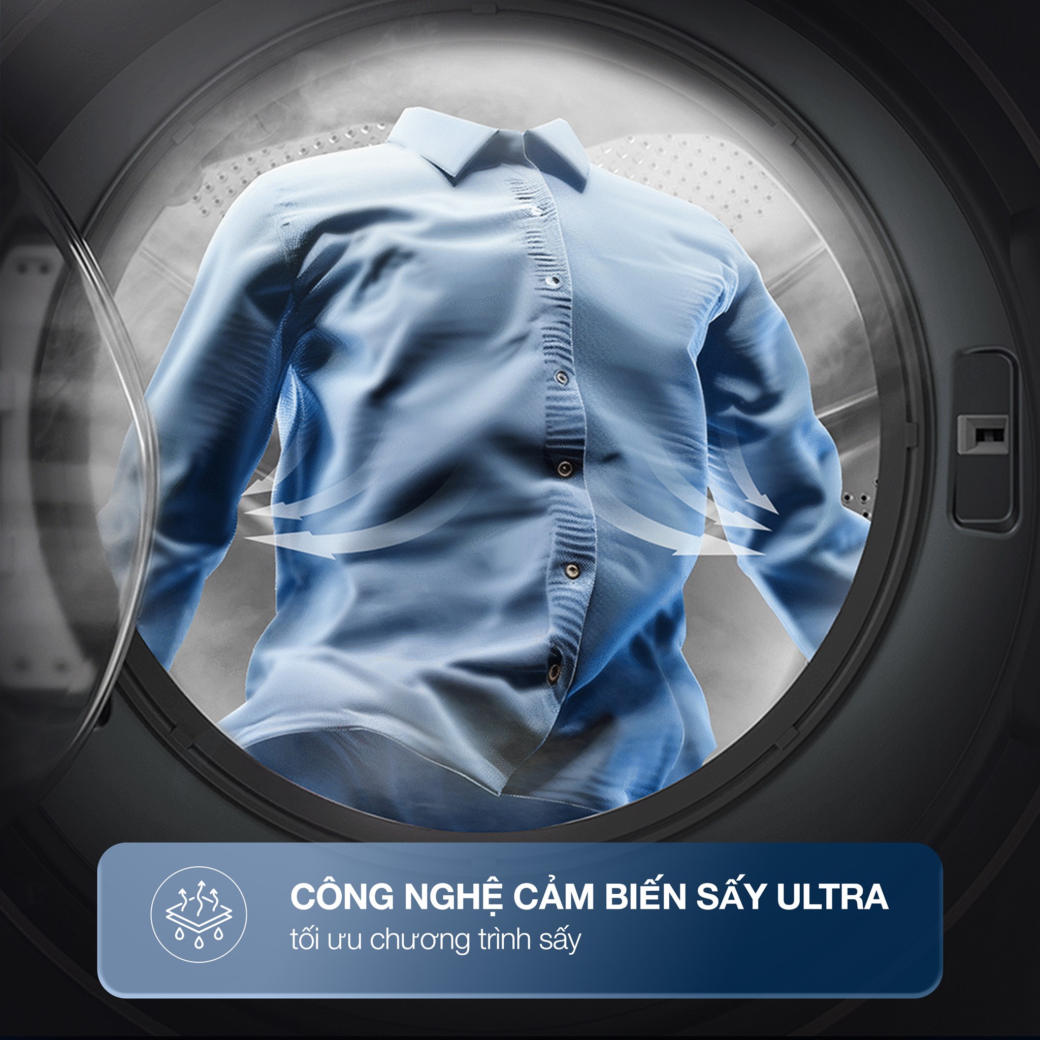 Máy sấy bơm nhiệt Haier 14 kg HD140-AR387GNU1