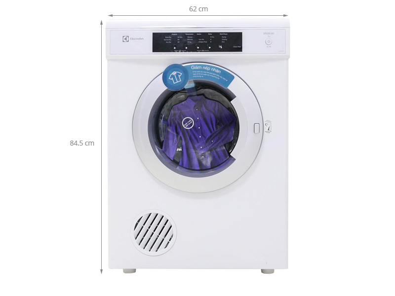 Thông số kỹ thuật Máy sấy quần áo Electrolux 7 kg EDS7051