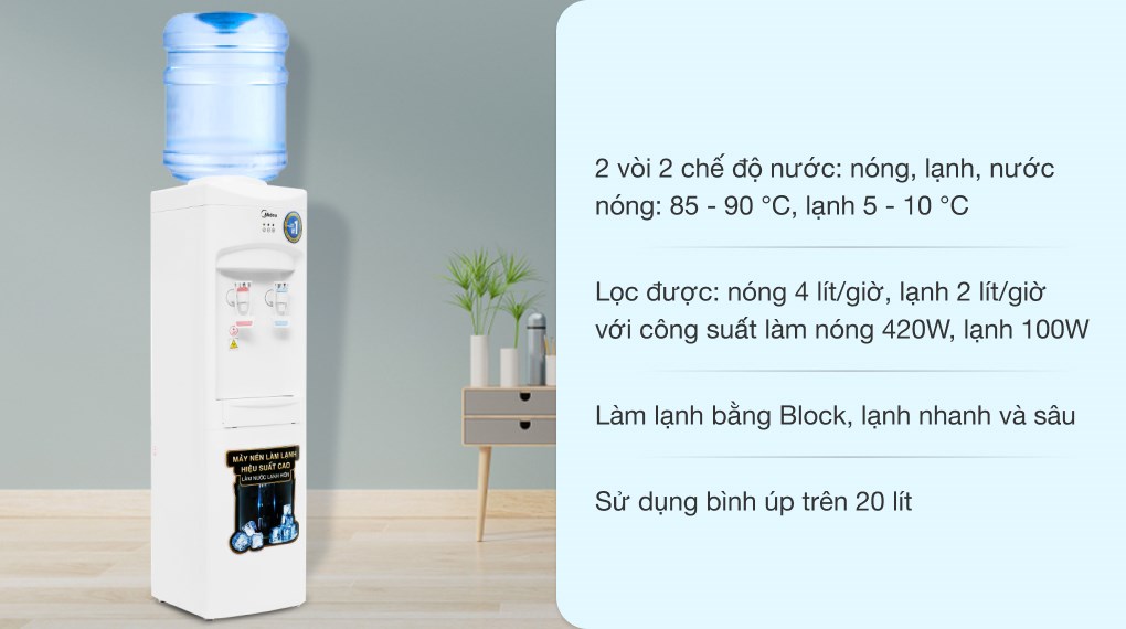 Cây nước nóng lạnh Midea MYL 1031S