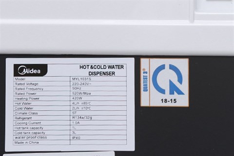 Cây nước nóng lạnh Midea MYL 1031S-2
