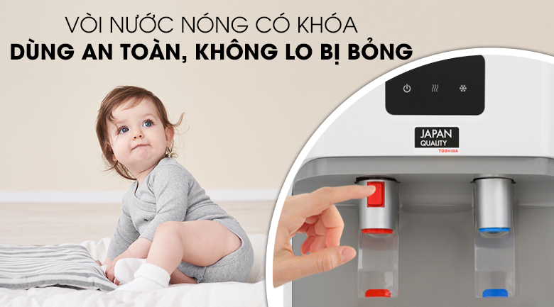 Cây nước nóng lạnh Toshiba RWF-W1664TV(W1) 670W - 6