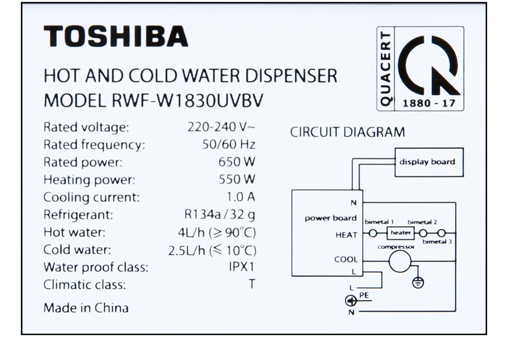 Siêu thị cây nước nóng lạnh Toshiba RWF-W1830UVBV(T)