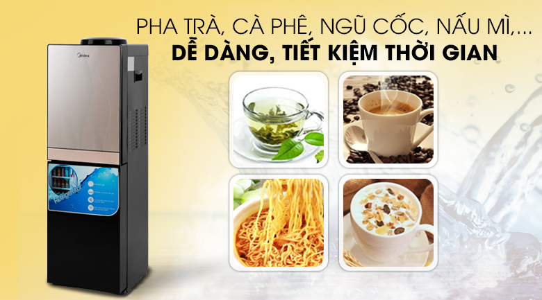 Cây nước nóng lạnh Midea YL1836S-B 520W - 6