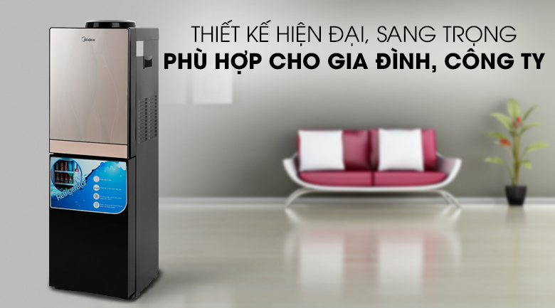 Cây nước nóng lạnh Midea YL1836S-B 520W - 16