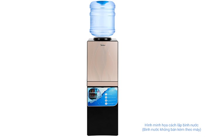 Cây nước nóng lạnh Midea YL1836S-B 520W Màu Đen - Vàng