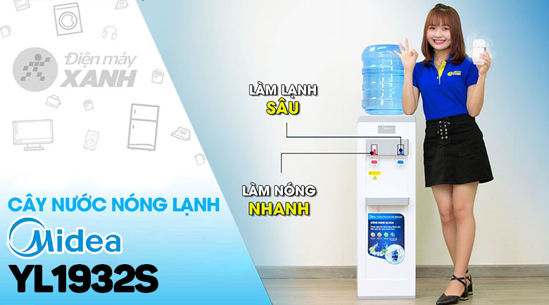 Cây nước nóng lạnh Midea YL1932S 550W