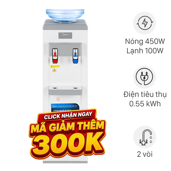 Cây nước nóng lạnh Midea YL1932S 550W