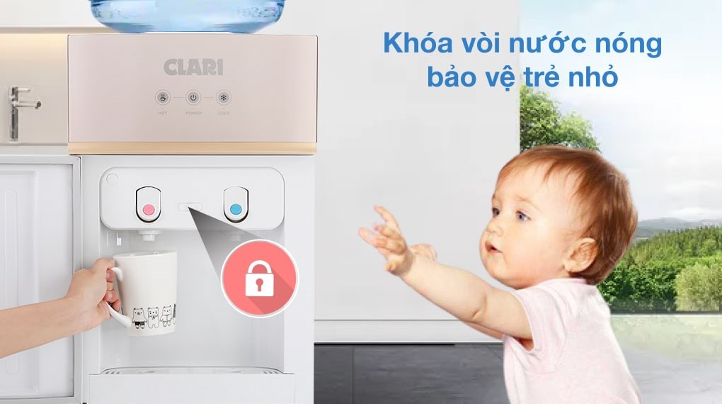 Cây nước nóng lạnh Clari YLR-5L(1010) 520W
