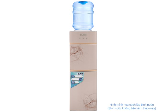 Cây nước nóng lạnh Clari YLR-5L(1010) 520W Màu Vàng đồng