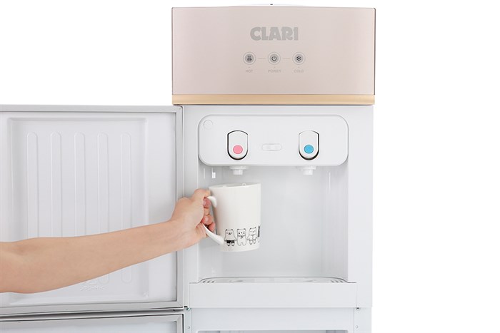 Cây nước nóng lạnh Clari YLR-5L(1010) 520W Màu Vàng đồng