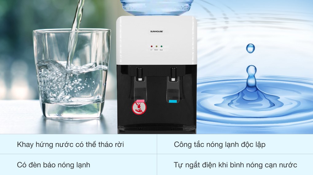 Cây nước nóng lạnh Sunhouse SHD9615