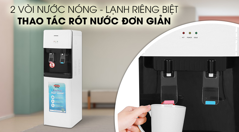 Cây nước nóng lạnh Sunhouse SHD9615 - 15