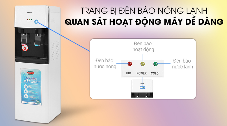 Cây nước nóng lạnh Sunhouse SHD9615 - 2