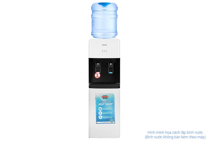 Cây nước nóng lạnh Sunhouse SHD9615 Màu Trắng - Đen