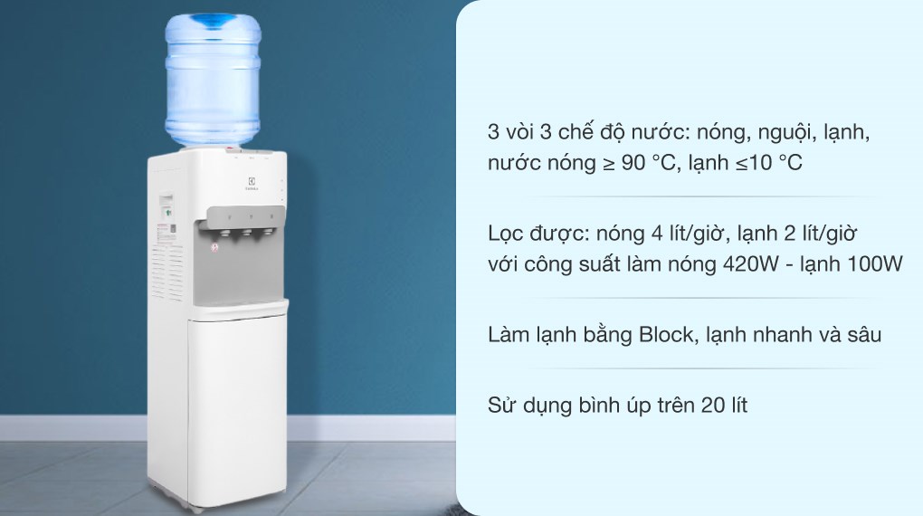 Cây nước nóng lạnh Electrolux EQALF01TXWV