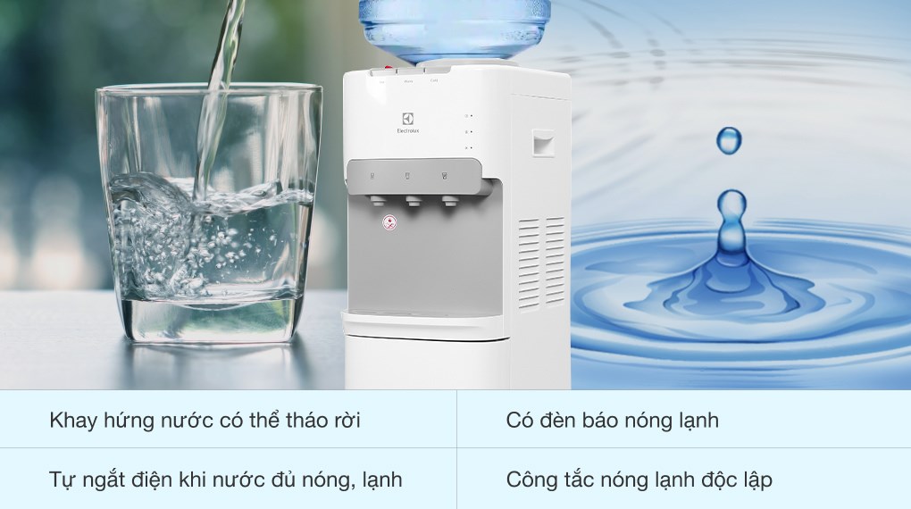 Cây nước nóng lạnh Electrolux EQALF01TXWV