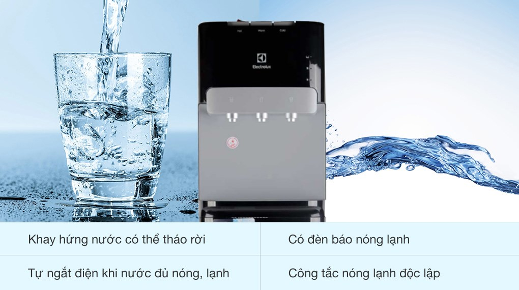 Tiện ích - Cây nước nóng lạnh Electrolux EQAXF01BXBV