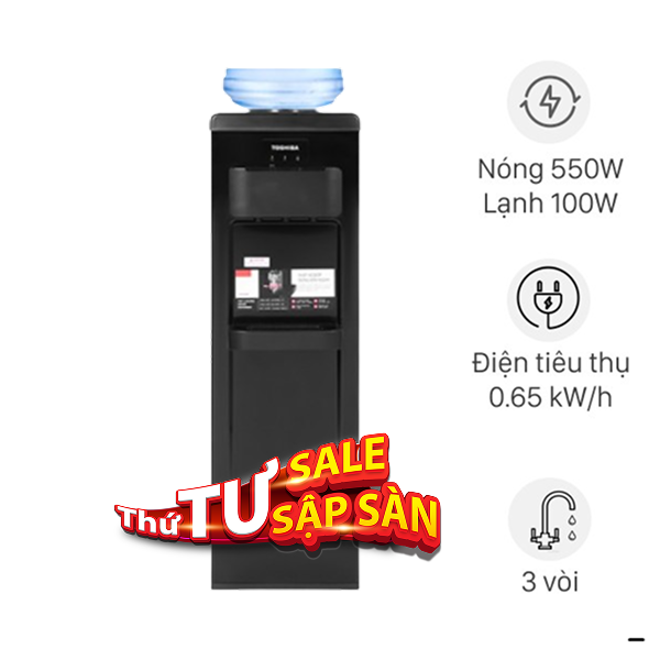 Cây nước nóng lạnh Toshiba RWF-W1917TV 650W