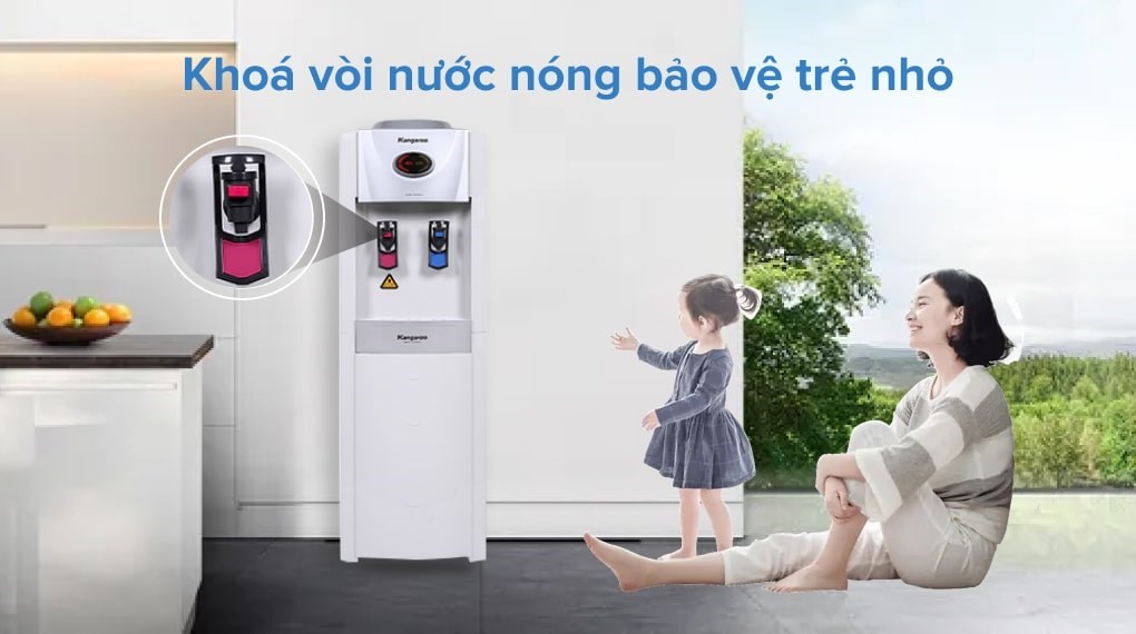 Cây nước nóng lạnh Kangaroo KG45 515W
