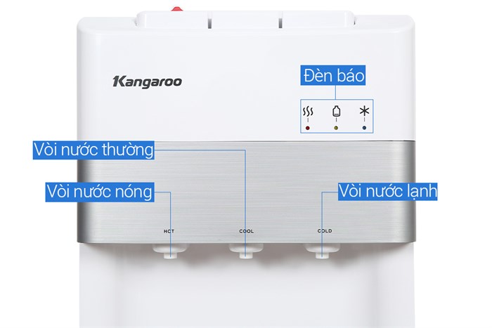 Cây nước nóng lạnh Kangaroo KG56A3 585W Màu Trắng