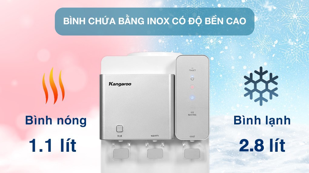 Cây nước nóng lạnh Kangaroo KG65A3 720W