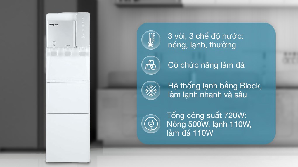 Cây nước nóng lạnh Kangaroo KG65A3