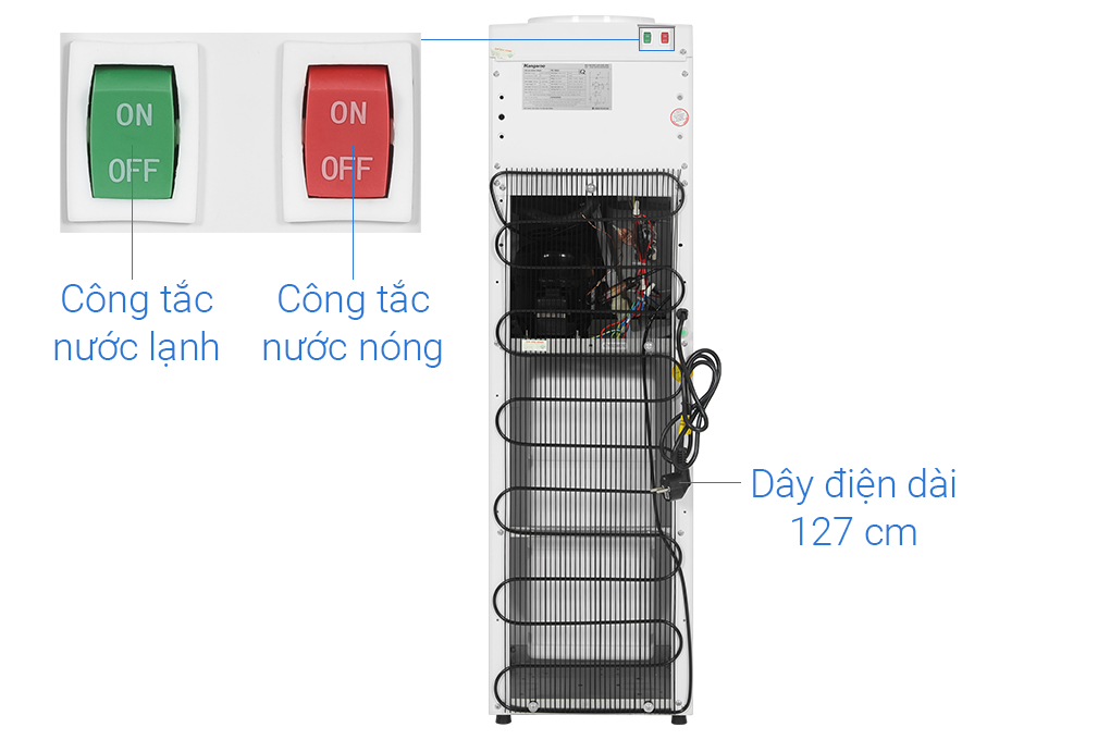 Cây nước nóng lạnh Kangaroo KG36A2 585W - 9