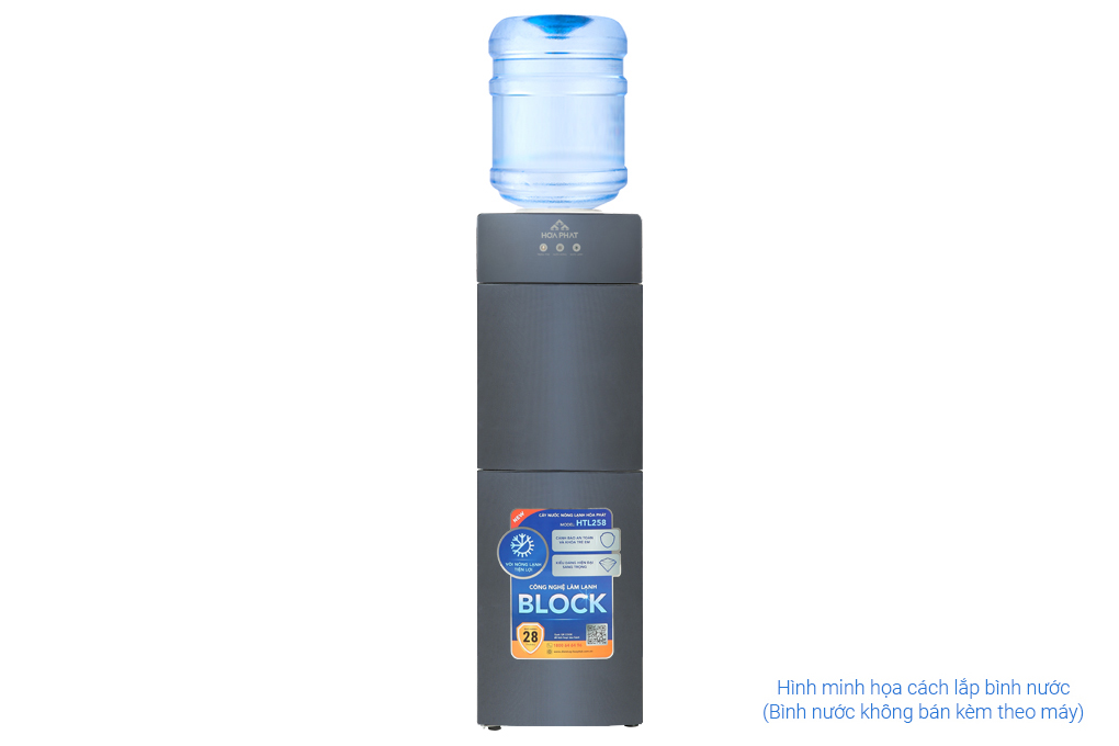 Cây nước nóng lạnh Hòa Phát HTL258 670W Màu Trắng - Xanh