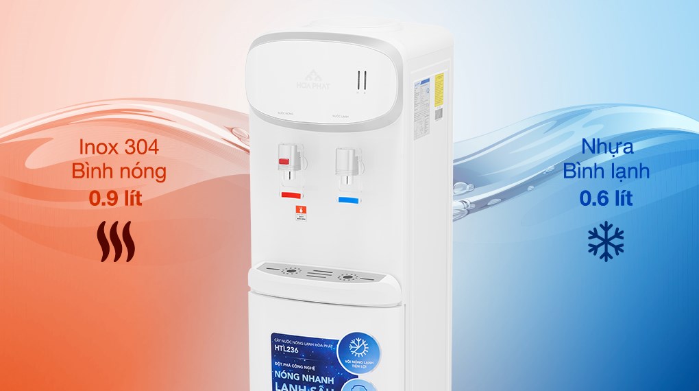 Cây nước nóng lạnh Hòa Phát HTL236 640W