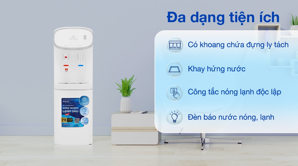 Cây nước nóng lạnh Hòa Phát HTL236 640W
