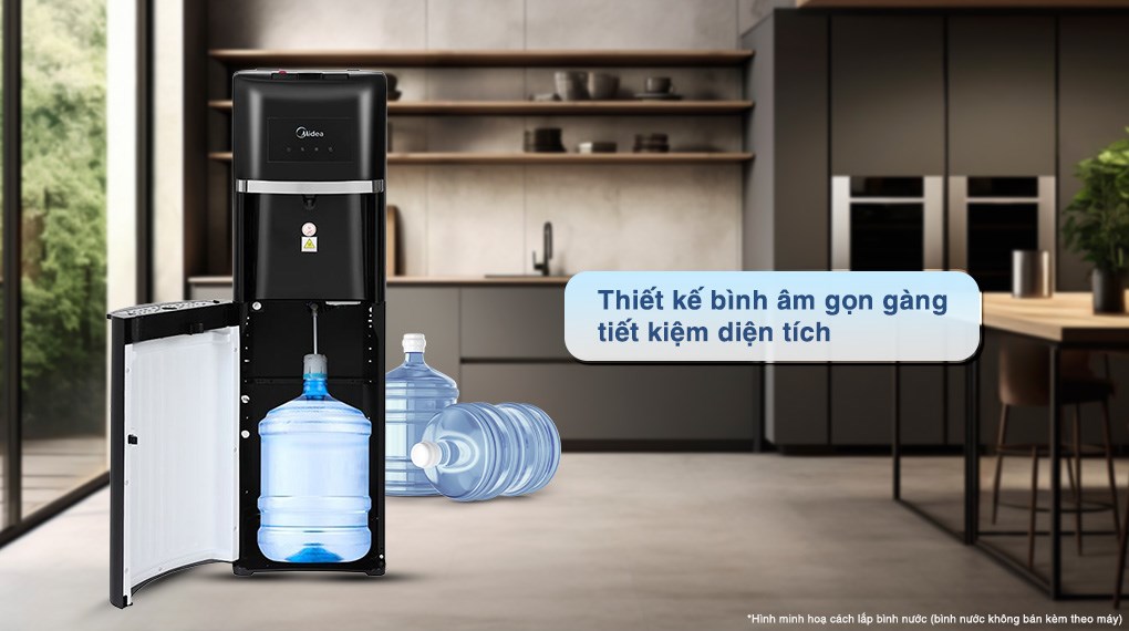Cây nước nóng lạnh Midea YD1135AS-B 500W